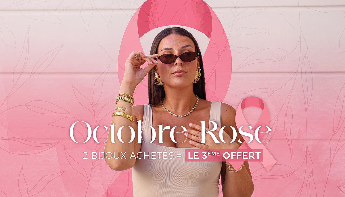 Octobre Rose : 2 bijoux achetés, le 3ème offert