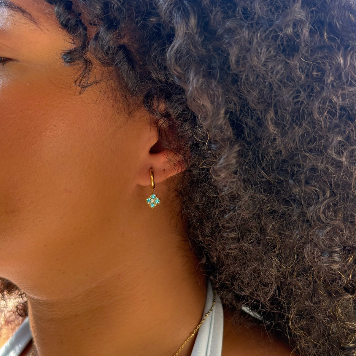 Boucles Mini Princesse Bleu