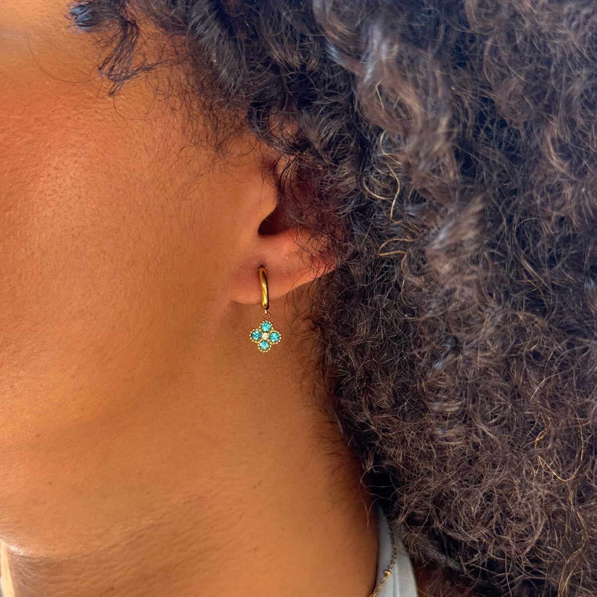 Boucles Mini Princesse Bleu