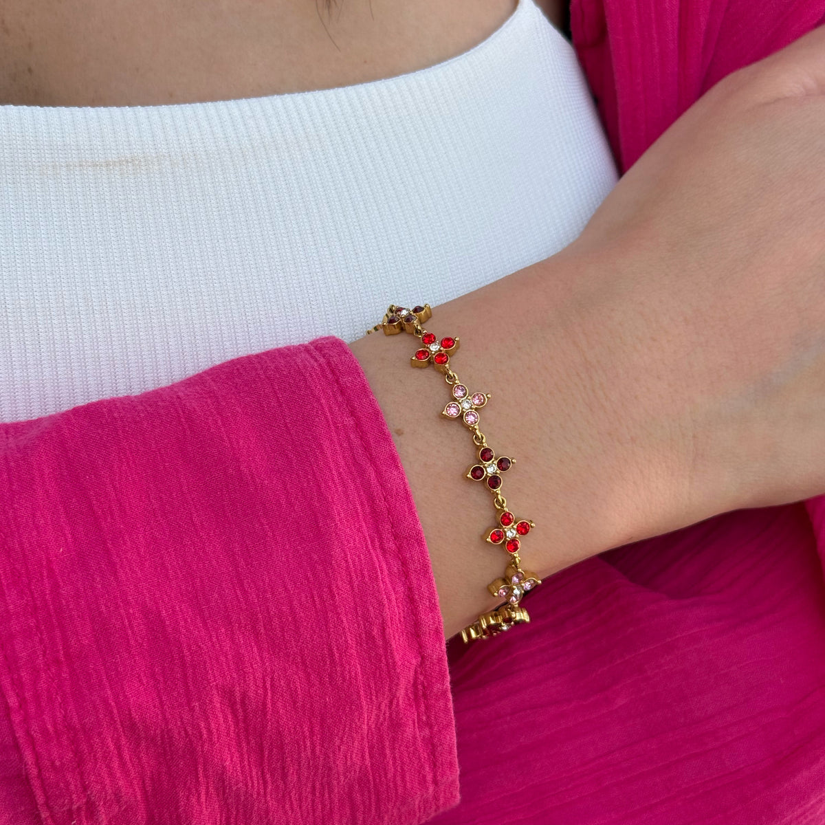 Bracelet Stelly Rouge