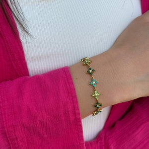 Bracelet Stelly Vert