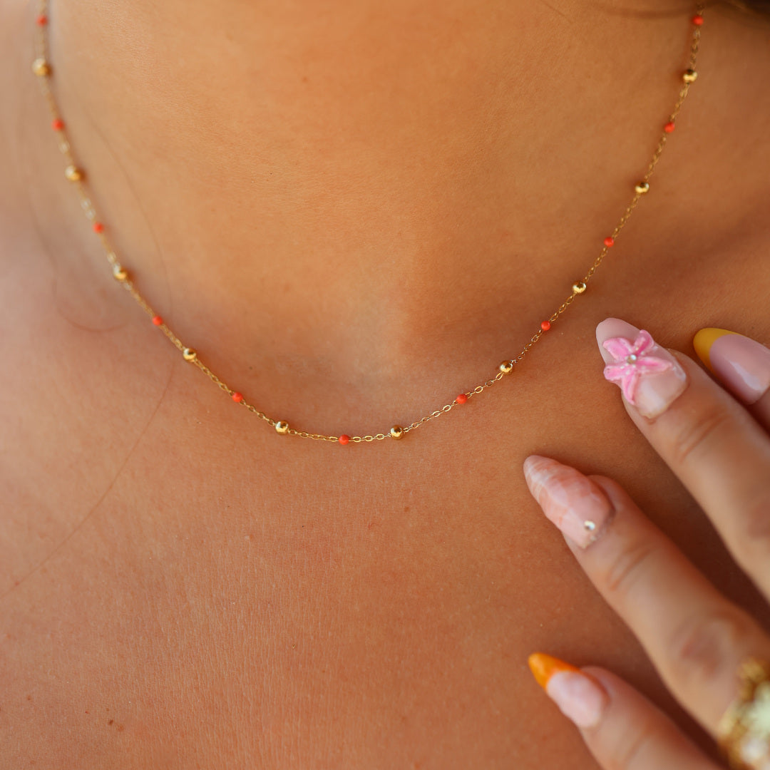 Collier Playa Orange