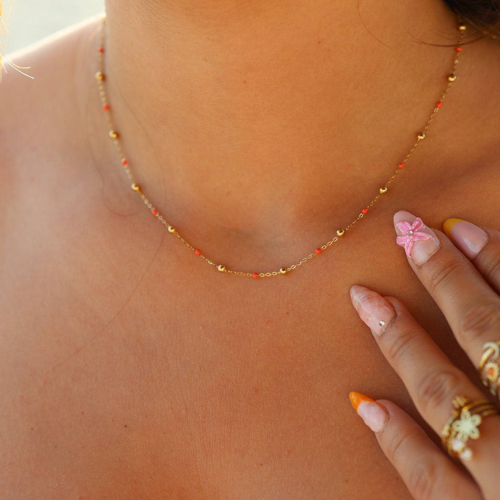 Collier Playa Orange