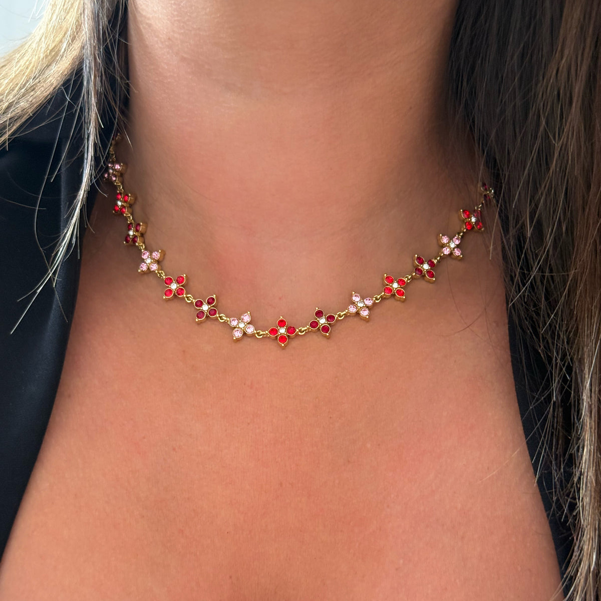 Collier Stelly Rouge