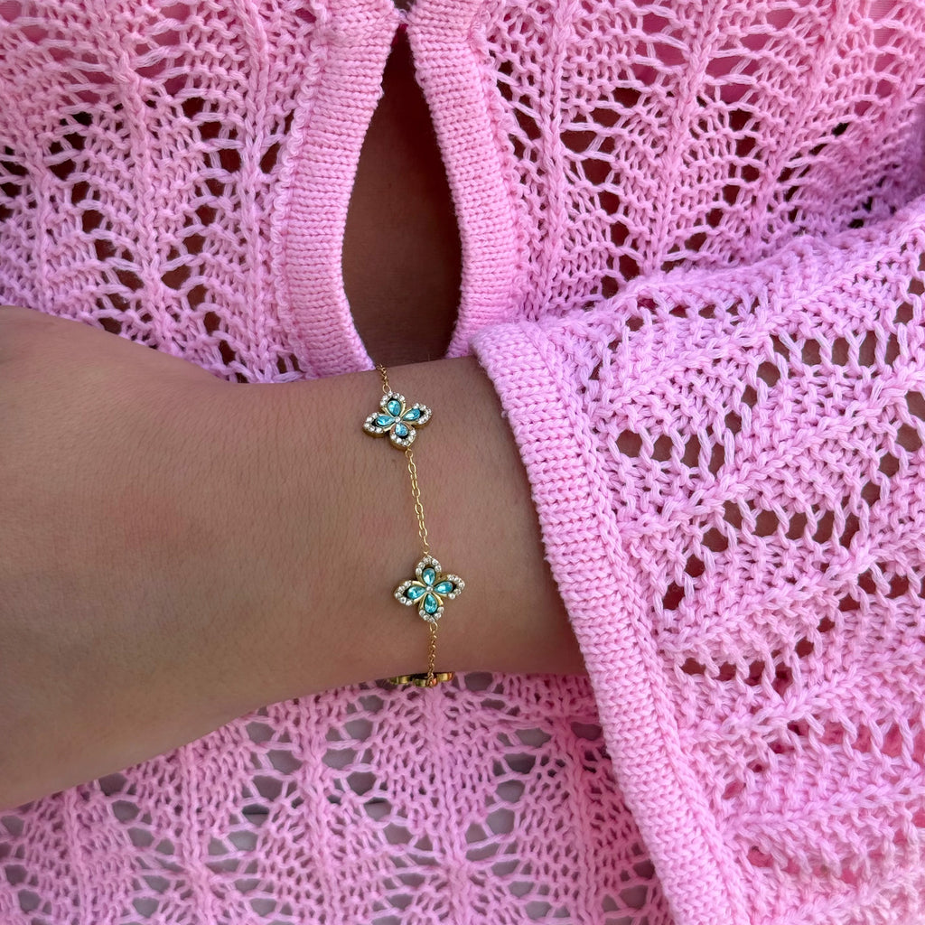 Bracelet Marquise Bleu